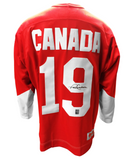 Paul Henderson Team Canada Autographed 1972 Summit Series Hockey Jersey - Red