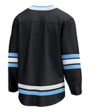 Men's Fanatics Utah Hockey Club Breakaway Home Black Blank Player Hockey Jersey