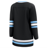 Women's Fanatics Utah Hockey Club Breakaway Home Black Blank Player Hockey Jersey