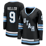 Women's Fanatics Utah Hockey Club Breakaway Home Black Clayton Keller Hockey Jersey