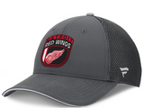 Men's Detroit Red Wings Fanatics Gray Authentic Pro Home Ice Trucker Adjustable Hat