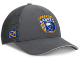 Men's Buffalo Sabres Fanatics Gray Authentic Pro Home Ice Trucker Adjustable Hat