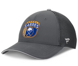 Men's Buffalo Sabres Fanatics Gray Authentic Pro Home Ice Trucker Adjustable Hat