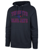 Men's Toronto Blue Jays '47 Navy City Connect Headline Imprint Pullover Hoodie