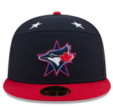 Toronto Blue Jays New Era 2025 MLB All-Star Game Workout 59FIFTY Fitted Hat - Navy/Red
