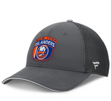 Men's New York Islanders Fanatics Gray Authentic Pro Home Ice Trucker Adjustable Hat