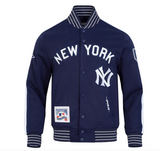 Men's MLB New York Yankees Cooperstown Logo Pro Game Day Double Knit Jacket