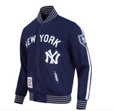 Men's MLB New York Yankees Cooperstown Logo Pro Game Day Double Knit Jacket