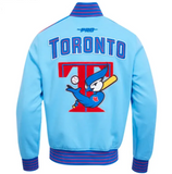 Men's MLB Toronto Blue Jays Retro Logo Game Day Double Knit Jacket - Pro Standard