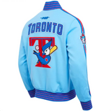 Men's MLB Toronto Blue Jays Retro Logo Game Day Double Knit Jacket - Pro Standard