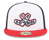 Chicago White Sox New Era 2025 City Connect Batting Practice 59FIFTY Fitted Hat - White/Red
