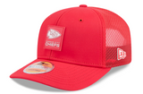 Kansas City Chiefs New Era 2025 Sideline 9SEVENTY Adjustable Trucker Hat - Red