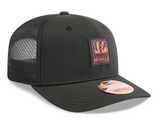 Cincinnati Bengals New Era 2025 Sideline 9SEVENTY Adjustable Trucker Hat - Black