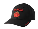 Hockey Team Canada Bauer Unisex Adjustable Performance Adjustable Hat - Black