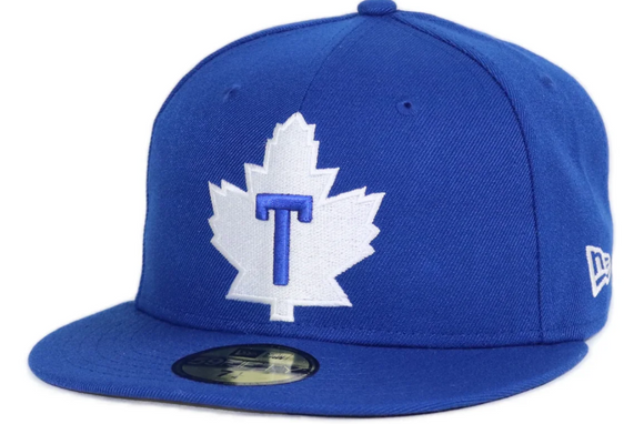 Men's New Era IBL Toronto Maple Leafs Intercounty Baseball League Fitted 59Fifty Hat - Royal