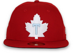 Men's New Era IBL Toronto Maple Leafs Intercounty Baseball League Fitted 59Fifty Hat - Scarlet