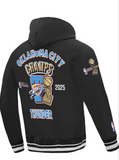 Men's Pro Standard Oklahoma City Thunder Black 2025 Finals Champions Hooded Sweatshirt