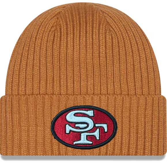 Men's New Era Light Bronze San Francisco 49ers NFL Football Core Classic Knit Hat