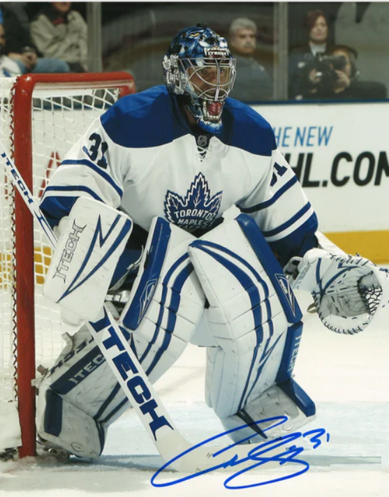 Curtis Joseph Toronto Maple Leafs Signed 8x10 Game Ready Photograph