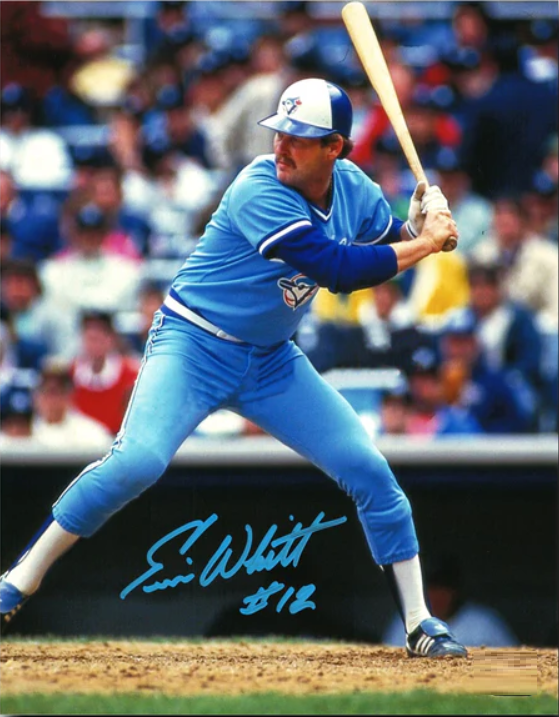Ernie Whitt Toronto Blue Jays Signed 8x10 MLB Baseball Photograph