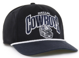 Men's Dallas Cowboys NFL 47 Brand Black Palermo Hitch Snapback Hat