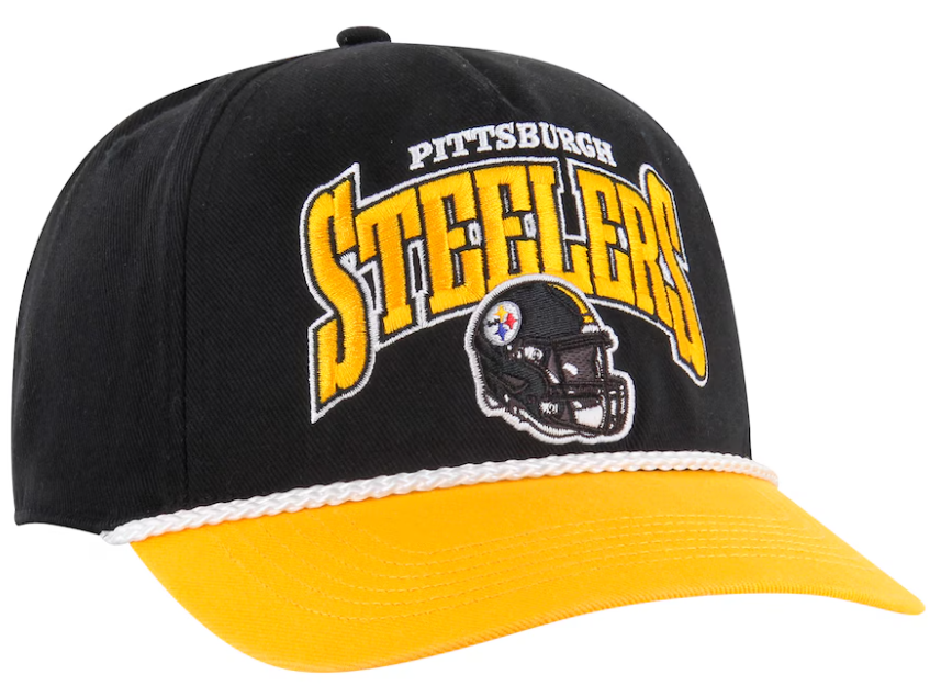 Men's Pittsburgh Steelers NFL 47 Brand Black Palermo Hitch
