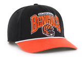 Men's Cincinnati Bengals NFL 47 Brand Black Palermo Hitch Snapback Hat