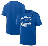 Men's Toronto Blue Jays Fanatics Royal 2025 MLB Postseason Locker Room T-Shirt