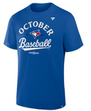 Men's Toronto Blue Jays Fanatics Royal 2025 MLB Postseason Locker Room T-Shirt