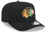 Men’s Chicago Blackhawks New Era 9FIFTY A-Frame Snapback Adjustable Hat – Black