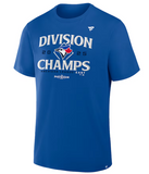 Men's Toronto Blue Jays Fanatics Royal 2025 AL East Division Champions Locker Room T-Shirt