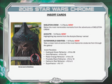 2025 Topps Star Wars Chrome 8-Pack Blaster Box 8 Packs Per Box, 5 Cards Per Pack