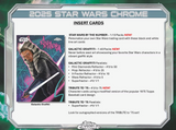 2025 Topps Star Wars Chrome 8-Pack Blaster Box 8 Packs Per Box, 5 Cards Per Pack