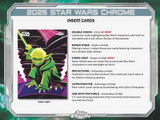 2025 Topps Star Wars Chrome 8-Pack Blaster Box 8 Packs Per Box, 5 Cards Per Pack