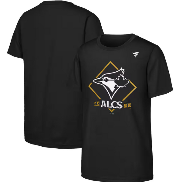 Toronto Blue Jays Fanatics 2025 American League Division Series Champions Locker Room T-Shirt - Black