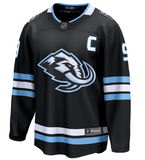 Men's Fanatics Utah Mammoth Breakaway Home Black Clayton Keller Breakaway Hockey Jersey