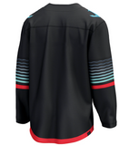 Men's Fanatics Black Seattle Kraken Alternate Breakaway Player NHL Hockey Jersey