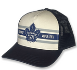 Men's American Needle Sinclair Toronto Maple Leafs Navy & Cream Curved Brim Hat