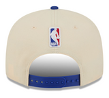 Men's New Era Cream/Blue New York Knicks 2025/26 City Edition 9FIFTY Snapback Hat