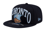 Men's New Era Navy Toronto Argonauts Turf Traditions 9FIFTY Snapback Hat
