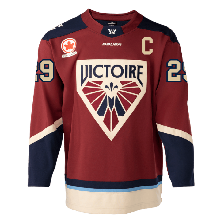 Marie-Philip Poulin Montreal Victoire Adult Bauer Replica Home