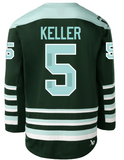 Megan Keller Boston Fleet  Adult Bauer Replica Home PWHL Hockey Jersey