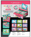 2025 Cybercel Hello Kitty and Friends Tropical Hobby Box 20 Packs per Box, 3 Cards per Pack