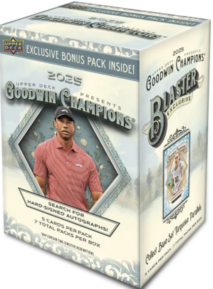 2025 Upper Deck Goodwin Champions Blaster Box 7 Packs per Box 5 Cards per Pack