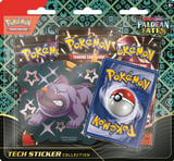 Pokemon Scarlet & Violet: Paldean Fates Tech Sticker Collection Blister - 1 At Random - Bleacher Bum Collectibles