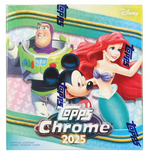 2025 Topps Disney Chrome Mega Box 15 Packs Per Box, 4 Cards Per Pack