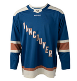 Vancouver Adult Bauer Replica Home Blue PWHL Hockey Jersey - Blank