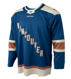 Vancouver Adult Bauer Replica Home Blue PWHL Hockey Jersey - Blank