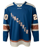 Vancouver Adult Bauer Replica Home Blue PWHL Hockey Jersey - Sarah Nurse