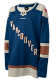 Vancouver Youth Bauer Replica Home Blue PWHL Hockey Jersey - Blank